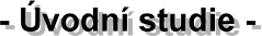 �vodn� studie