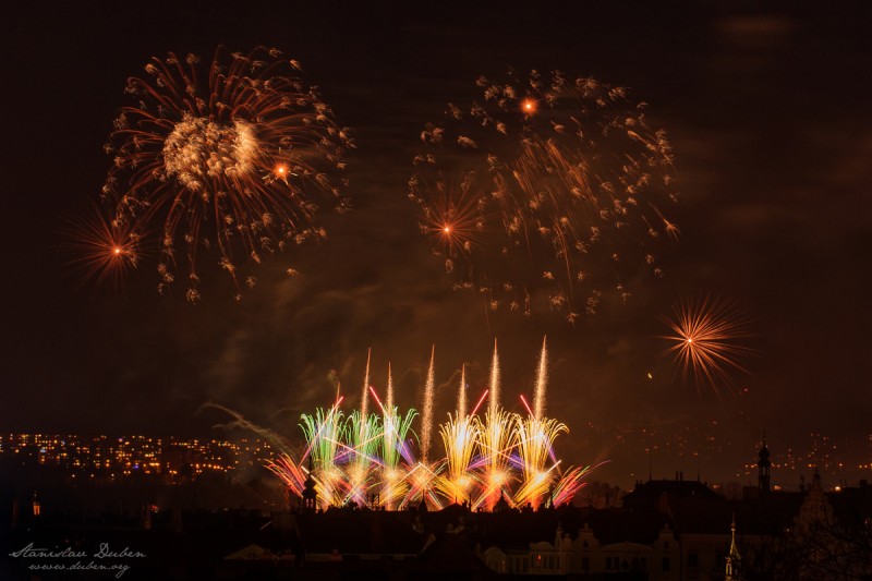 novorocni ohnostroj Praha 2018 11