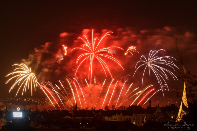 novorocni ohnostroj Praha 2018 12