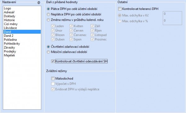 pohoda-dph-nastaveni-dane